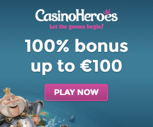 Casino Heroes Welcome Bonus