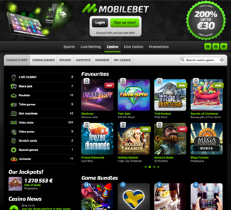 Mobilebet Casino - Reviews and Bonuses