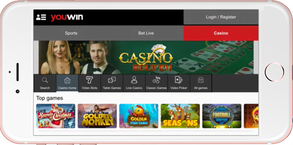 Youwin Casino on Mobile