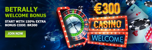 Betrally Casino Welcome Bonus